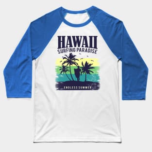 Hawaii, The Surfer's Paradise Baseball T-Shirt
